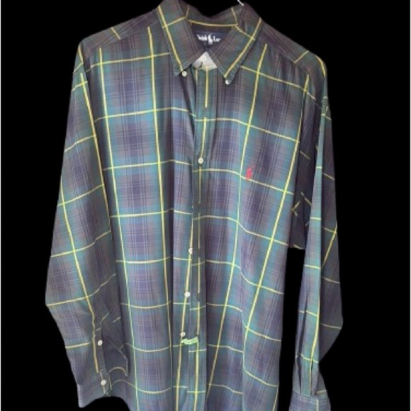Ralph Lauren Other - 2/$20 Ralph Lauren Green and Yellow Checkered Shirt